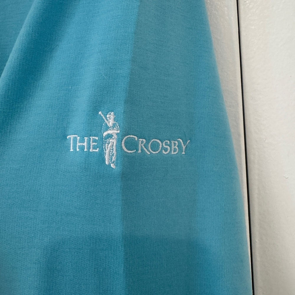 Peter Millar Seaside Men’s XXL Quarter Zip | Light Blue | Crosby Club - Picture 3 of 4